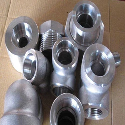 SS S30403 Threaded Forged Fittings, Precision-machined