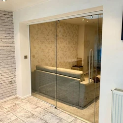 Transparent Hinged Glass 
