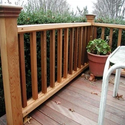 Balcony Wooden Railing
