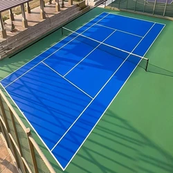 Acrylic court flooring 