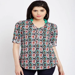 Cotton Short Printed Kurtis