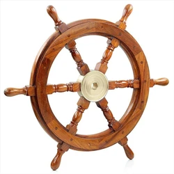 Wooden Ship Wheel