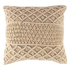 Cotton Rope Cushion Cover — Ethnic Style multi color
