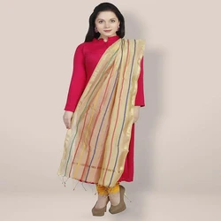 Striped Cotton Dupatta
