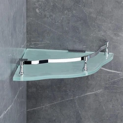 Brass Glass Corner
