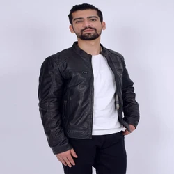 Gents Leather jacket — Waterproof Windproof