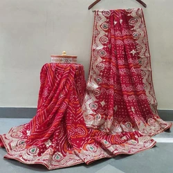 Bandhej Jaipuri Saree