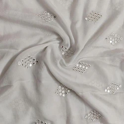 Dyeable Embroidery Fabric
