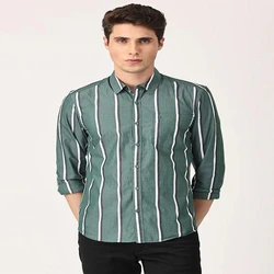 Men Slimfit Striped Shirt
