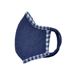 Printed Denim Fabric Face Masks 