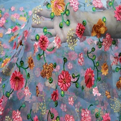 Embroidered Net Fabric