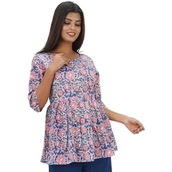 Girls Floral Print Top
