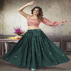Crop Top Gagra Lehngas