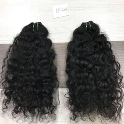 Machine Weft Curly Hair