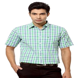 Checked Halfsleeves Shirt