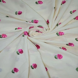 Cotton Embroidered Fabric
