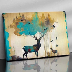 Wooden Canvas Painting