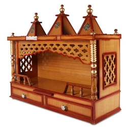 Brown Wooden Temple