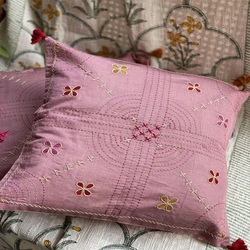 Silk Embroidered Cushion Covers