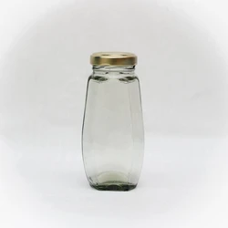 Octagonal Glass Jars