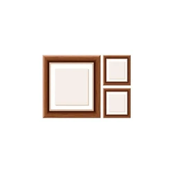 Wooden Square Photo Frames