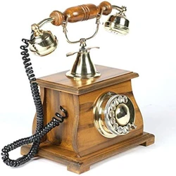 Wooden Antique Telephone