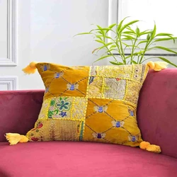 Embroidered Cushion Cover