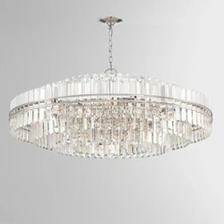 Polished Glass Chandelier