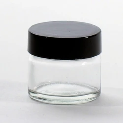 Cream Transparent Glass Jar