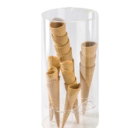 Wafer Conical Acrylic Jar