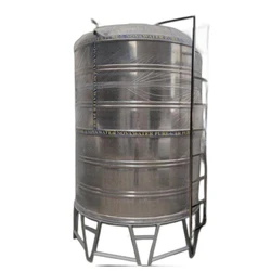Stainless Steel Cylindrical Ro Water Tank 