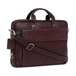 Unisex Leather Laptop Bags 15.6 Inch Printed Laptop Sleeve