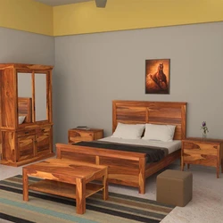 Wood Bedroom Furniture Set