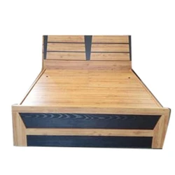 Glossy Wooden Bed