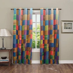 Multicolor Window Curtain