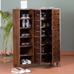 Wooden Shoes Rack