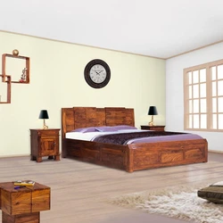 Wooden Box Bed