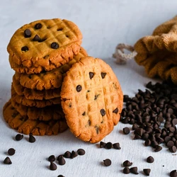 Chocolate Atta Cookies