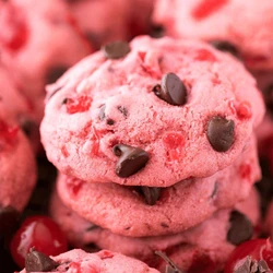 Crunchy Cherry Cookies