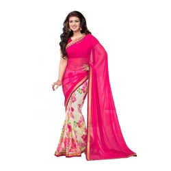 Net Type Synthetic Sarees