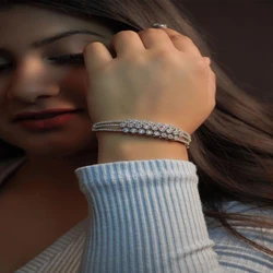 Ladies Designer Silver Bracelets