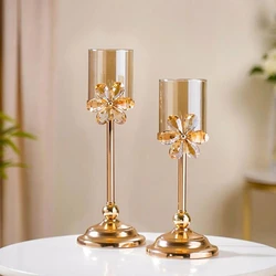 Glass Candle Stand