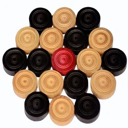 Wooden Carrom Coins — Excellent finishing round