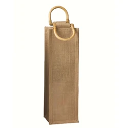Jute Wine Bag