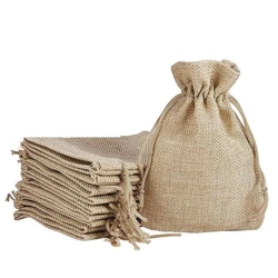Jute Drawstring Bag