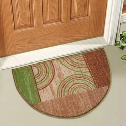 Semi Circle Brown Door Mat