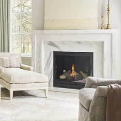 Modern Marble Fireplace