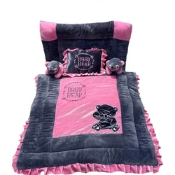 Velvet Baby Bedding Set