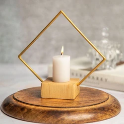 Wooden Candle Holder