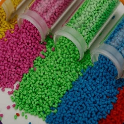 Multicolor Plastic Granules